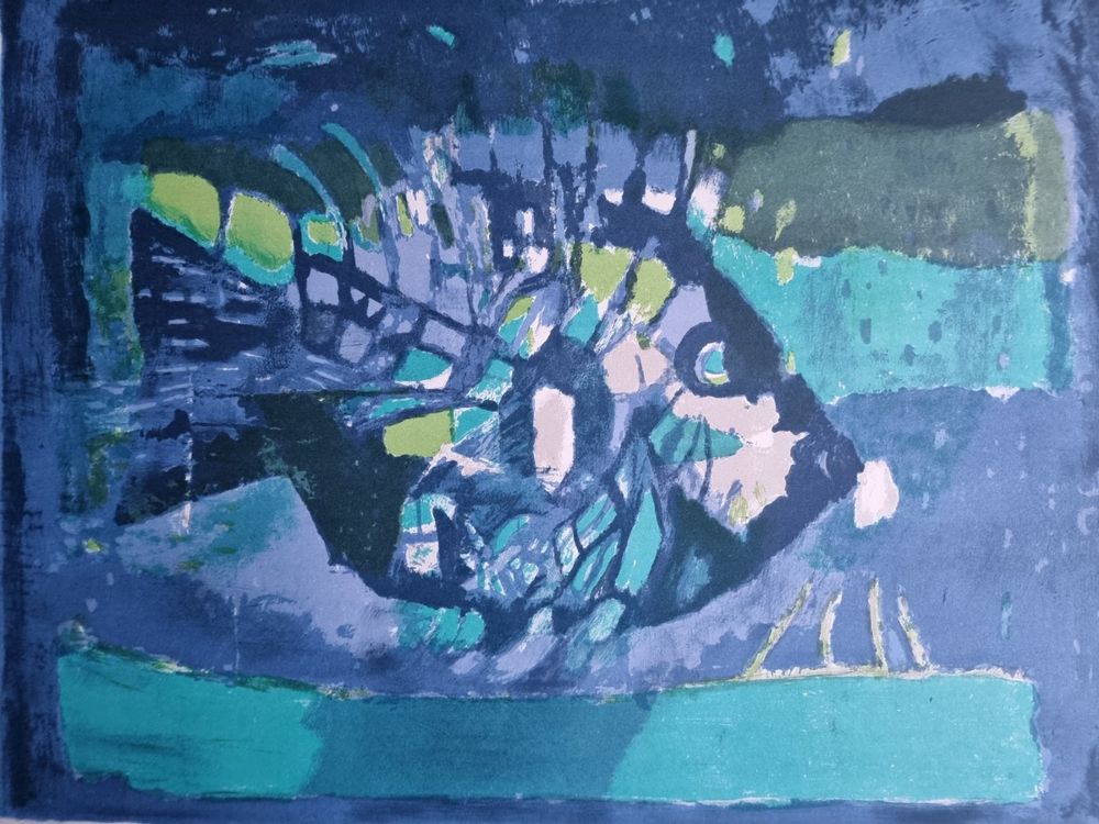 Arts picturaux & lithographies: ROLF GFELLER LITHOGRAPHIE SIGNIERT NUMMERIERT – D'occasion à Gersau par kunst-online 1