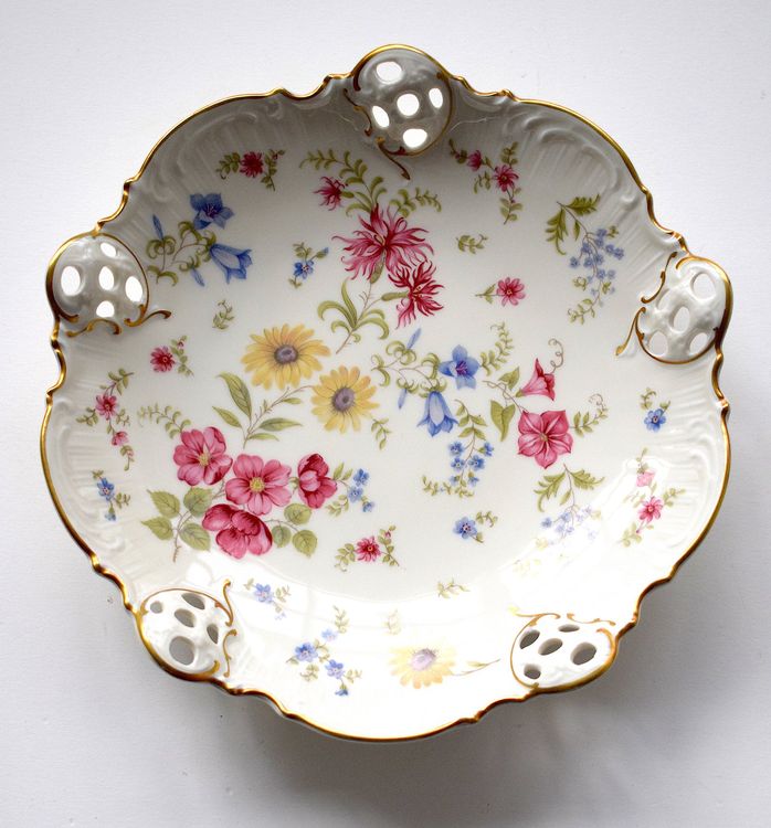 Luxus Rosenthal Geschirr Alt Blumen Bilder