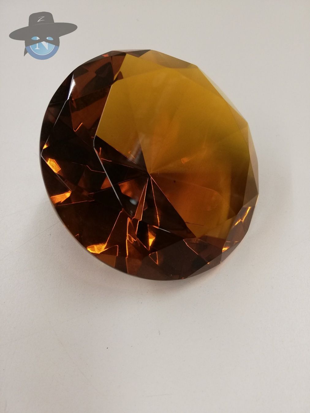 Tutte le decorazioni: Glas Diamant Amber-farben / 10 cm – Usato da St. Gallen venduto da zorro_dc