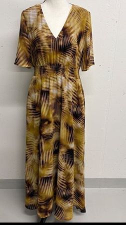 Manor Kleid braun Grösse 38 Boho