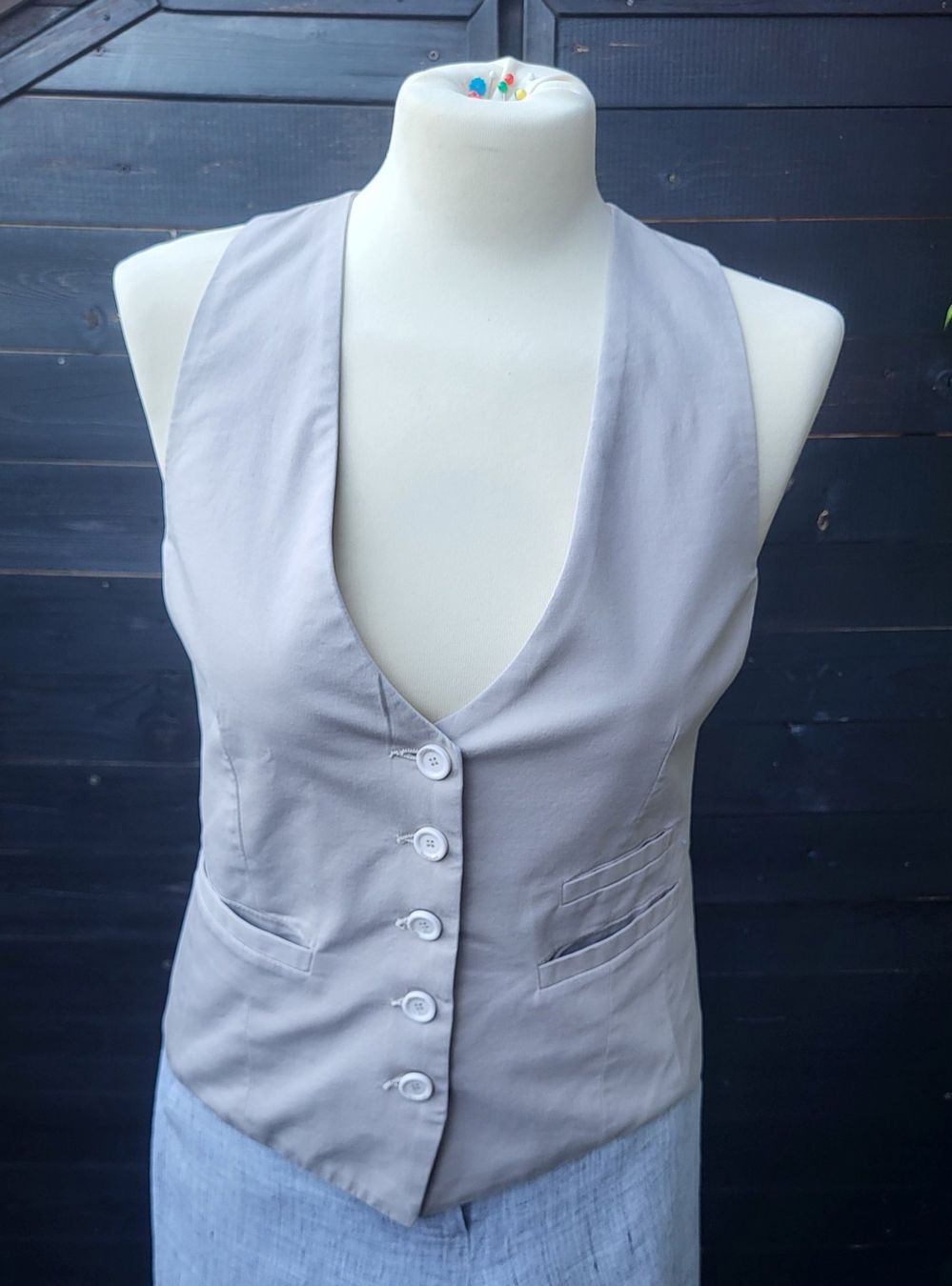 Gilet & Giacche senza maniche: Gilet gris beige – Nuovo (secondo la descrizione) da Fribourg venduto da VictoriaShop7 1