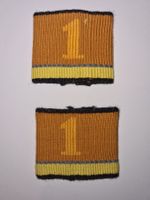 Achselschlaufen Set. okker > Militärpolizei Nr. 1  ( Ord.49)