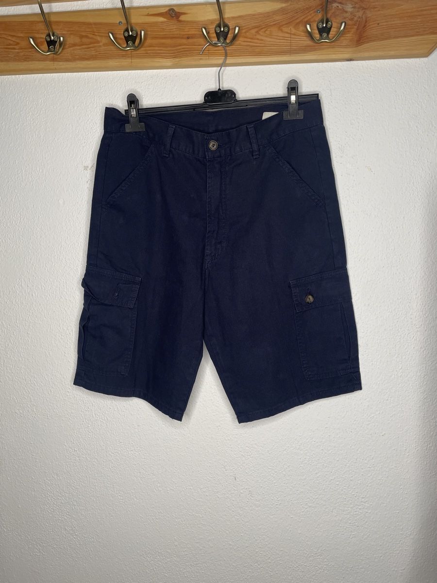 Hosen: Short’s Blau mit Taschen – Gebraucht aus Capolago von LA.BOTTEGA