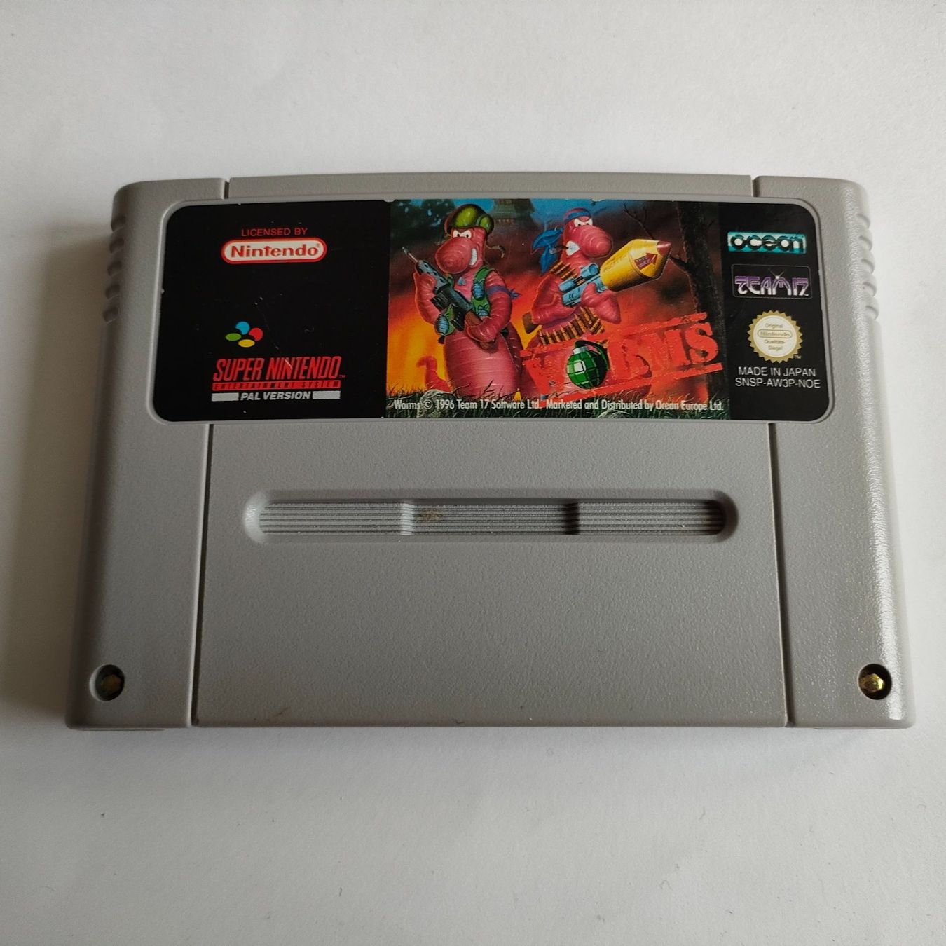 Nintendo Jeux: Worms - SNES – D'occasion à Zürich par Mephisto87