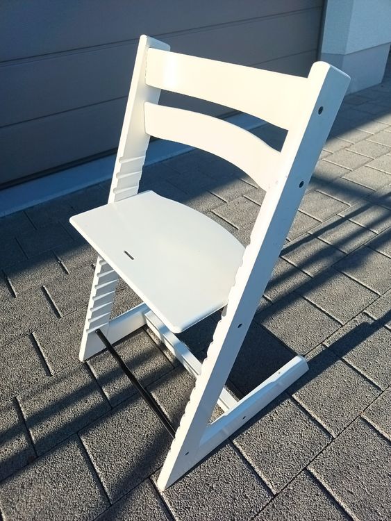 Weisser Kinderhochstuhl, Tripp Trapp Stuhl 2