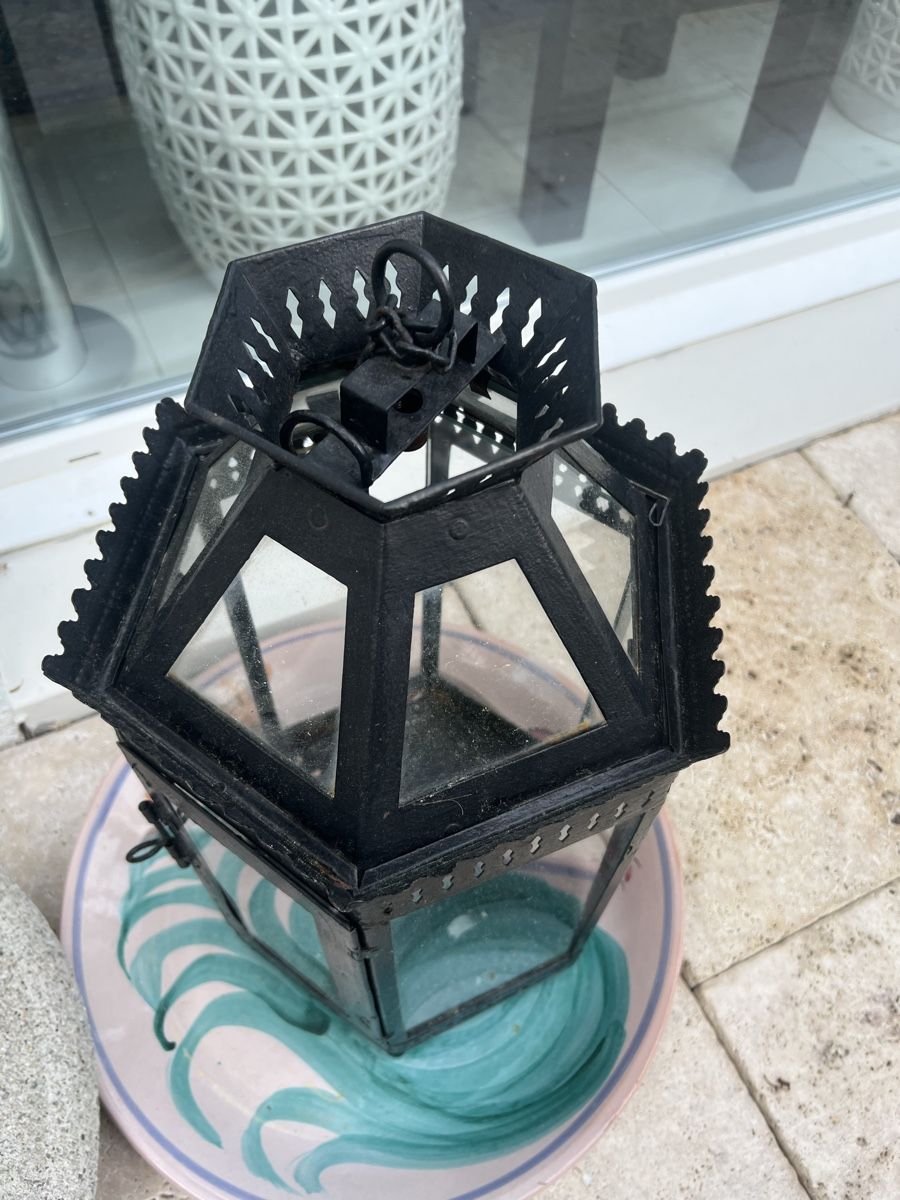 Tutte le decorazioni: Windlicht gross – Usato da Bremgarten b. Bern venduto da ABalli 1