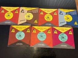 Konvolut Bell Record Schallplatten 78 RPM 7 Stück 