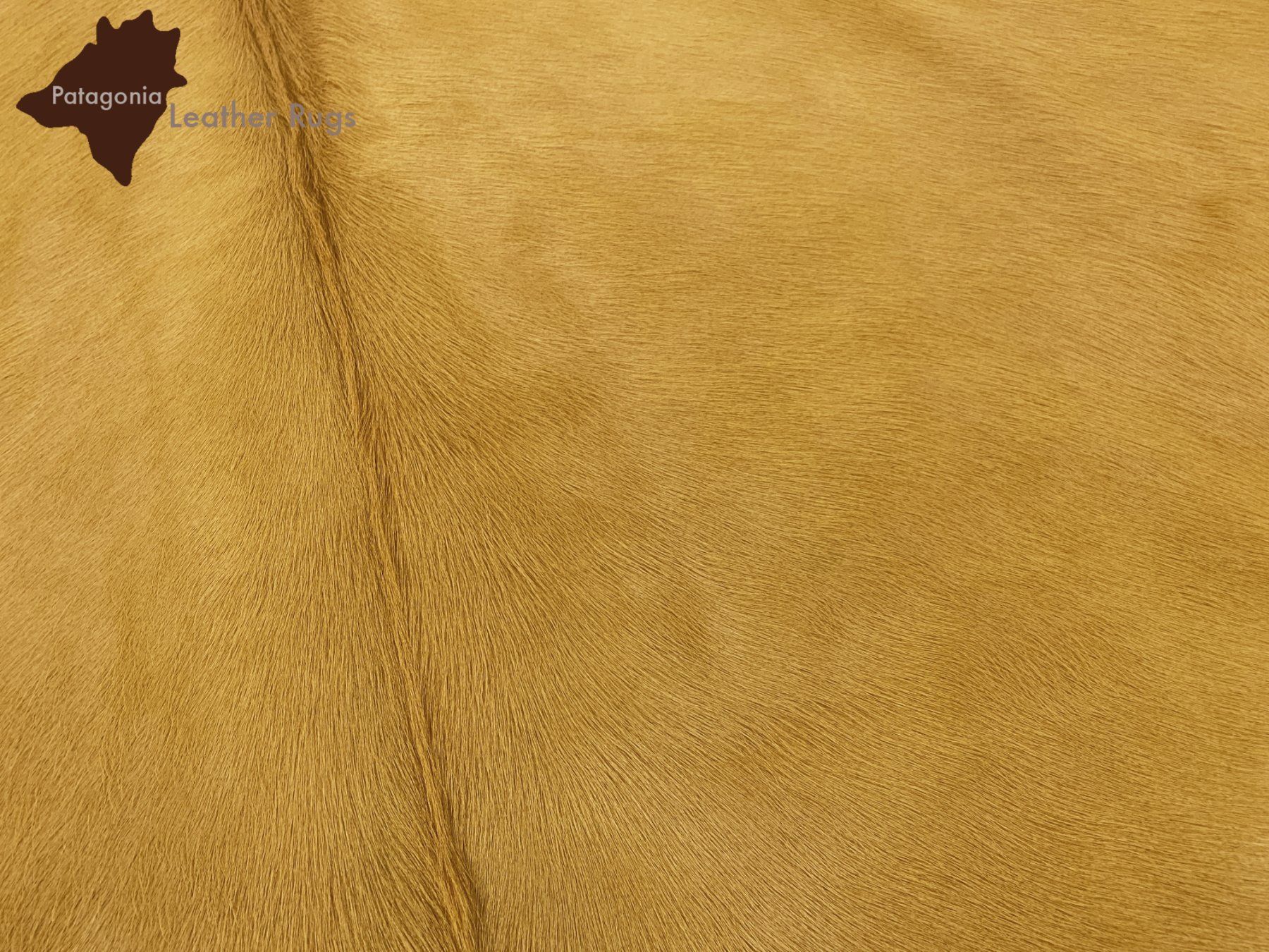 Tappeti: echtes Kuhfell Teppich Senf – Nuovo e nell'imballaggio originale da Arbedo venduto da patagonialeatherrugs 3