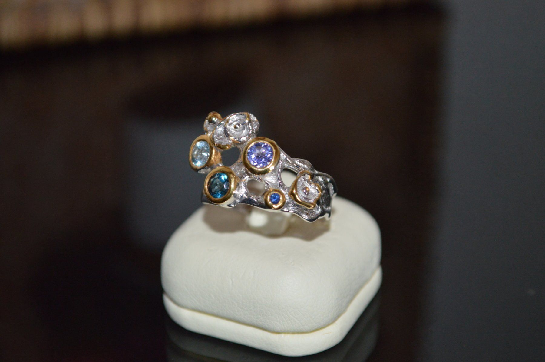 Anelli: 925 SILBER/GOLD RING*Gr.18 – Nuovo e nell'imballaggio originale da Berg TG venduto da marta970 2