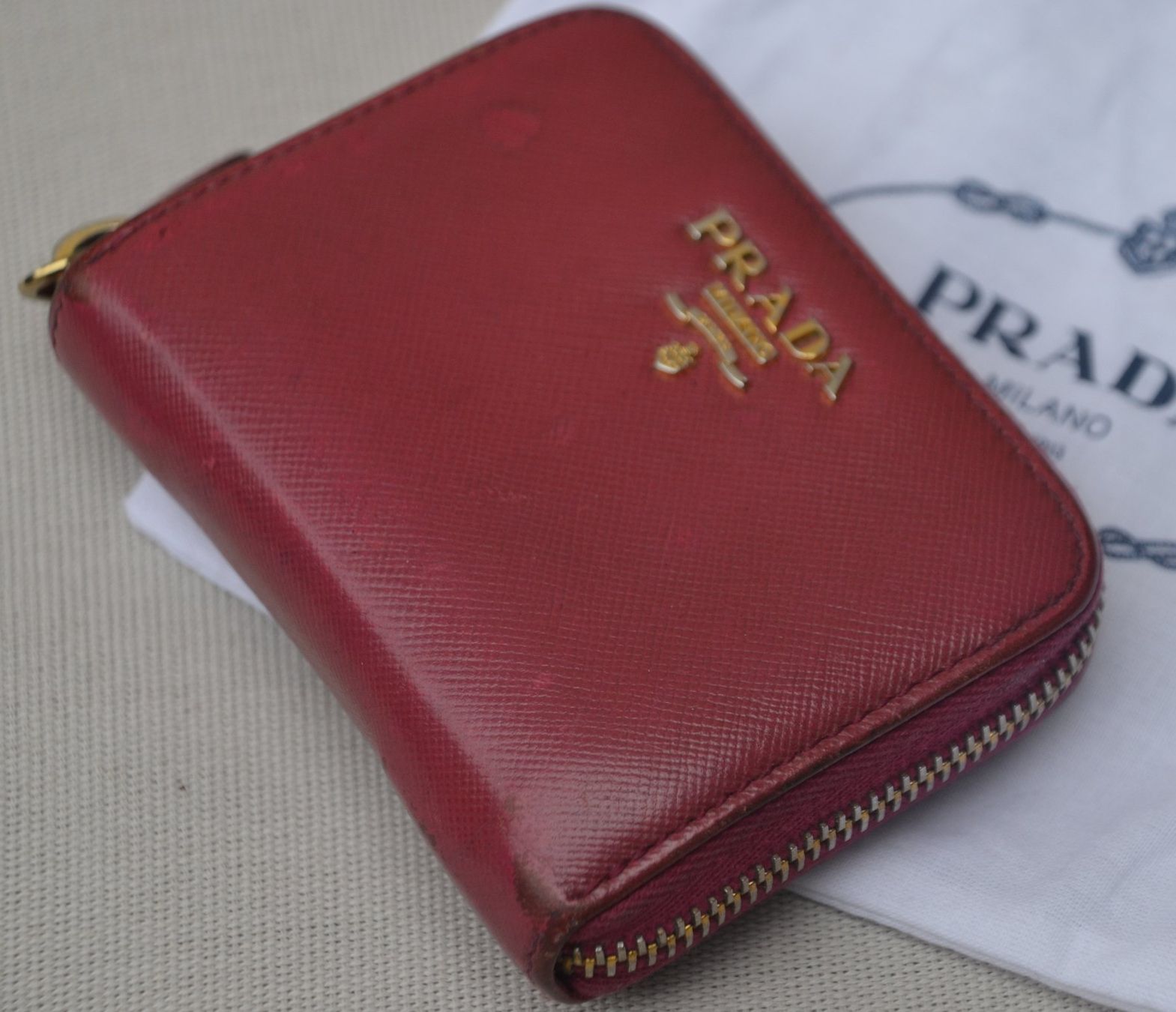 Prada Portamonete: Prada Portemonnaie / Geldbörse – Usato da Collonges venduto da Auganien 2