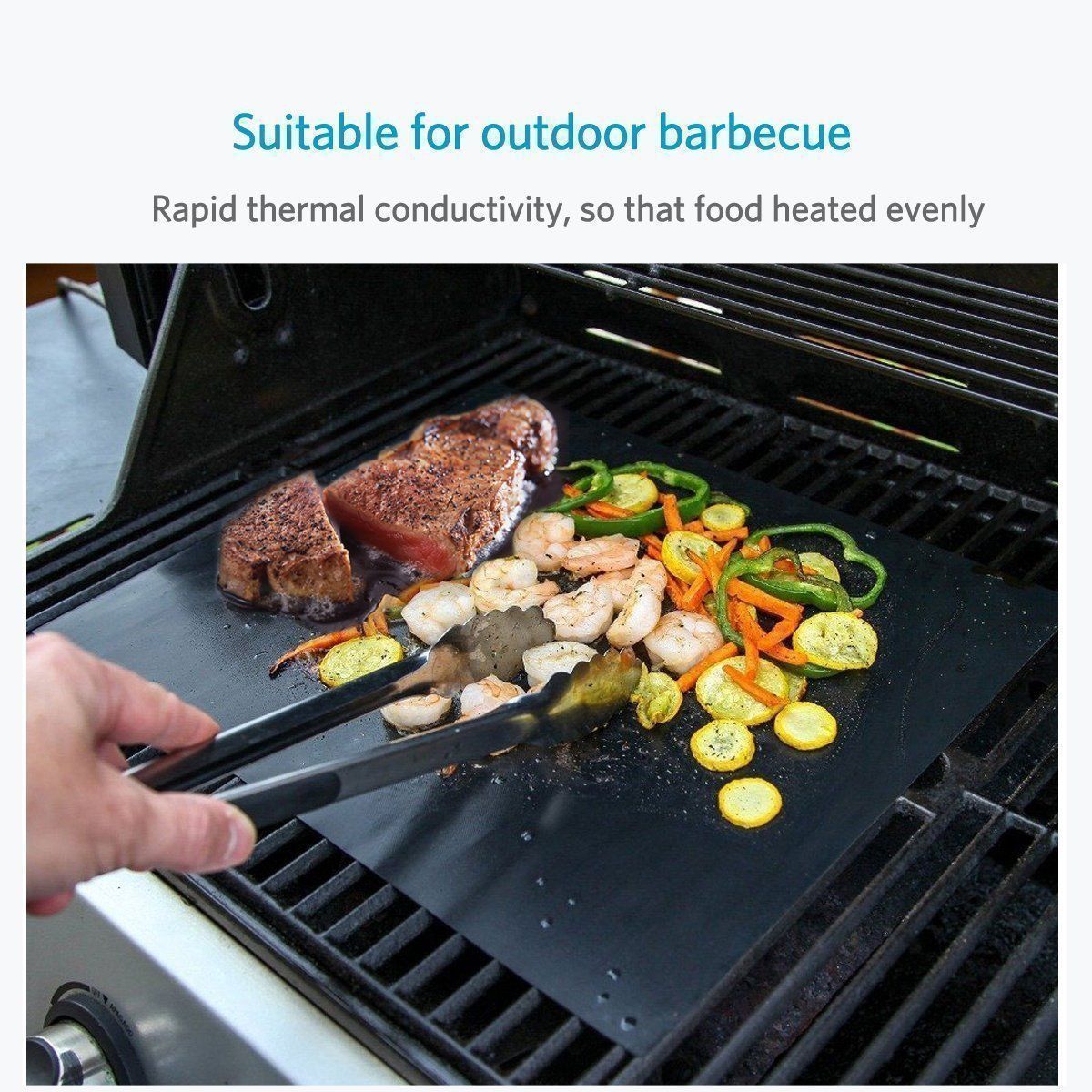 Accessori per grill: BBQ Grillmatte Grill Matte Picknick Kochen Backofen – Nuovo e nell'imballaggio originale da Rickenbach b. Wil venduto da Mysterion4 1