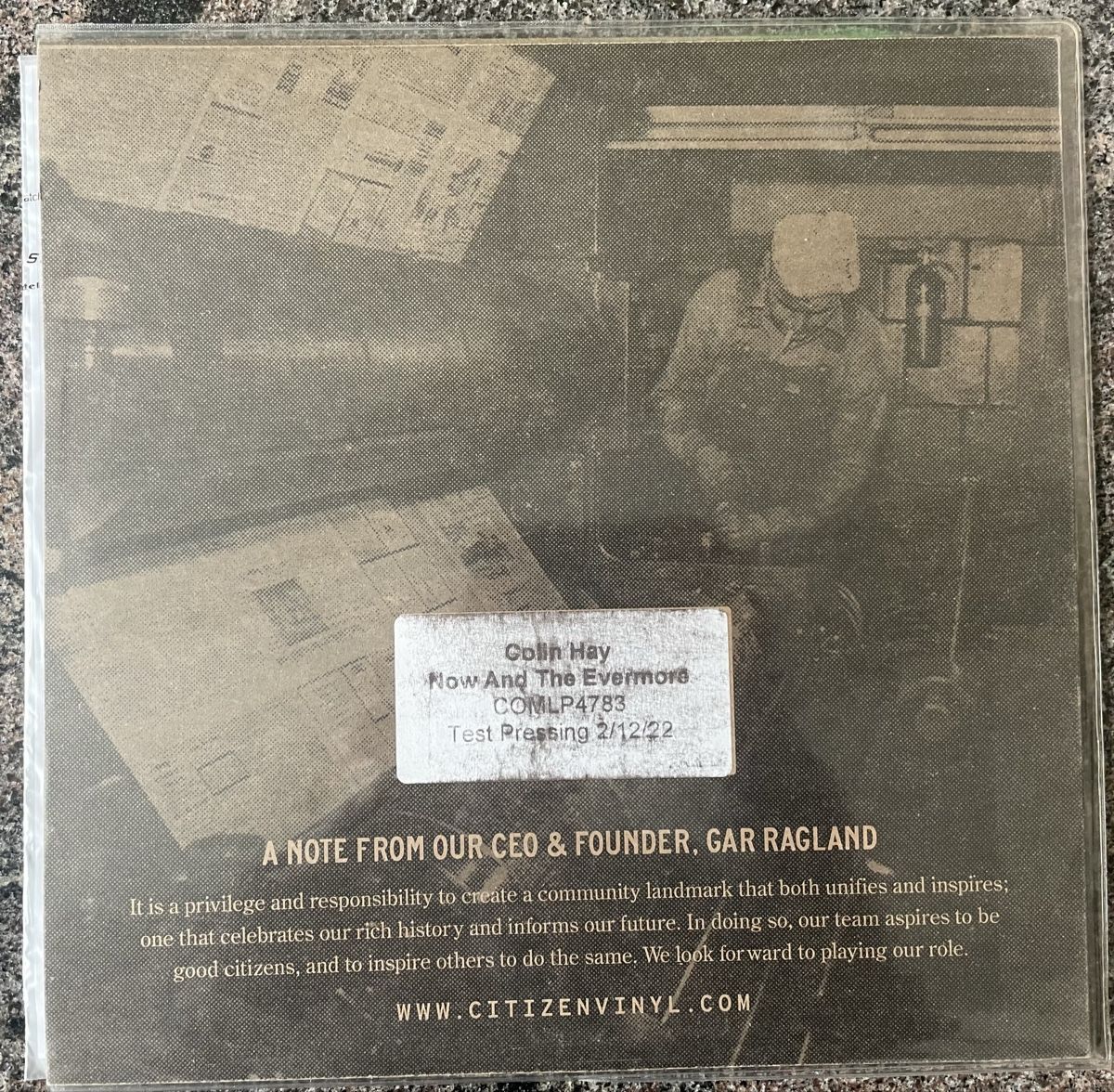 Dischi in vinile: Colin Hay - Now and evermore - Vinyl LP – Usato da Olten venduto da Bluespapst 1