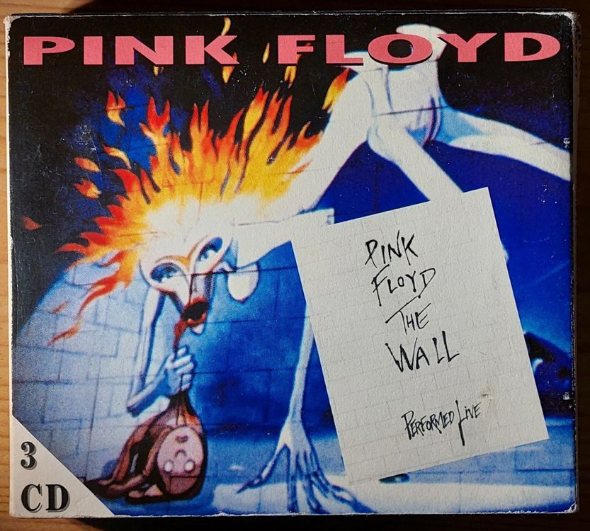 The Wall, Live at Nassau Coliseum N.Y.C. Pink Floyd 3 CD Box Kaufen