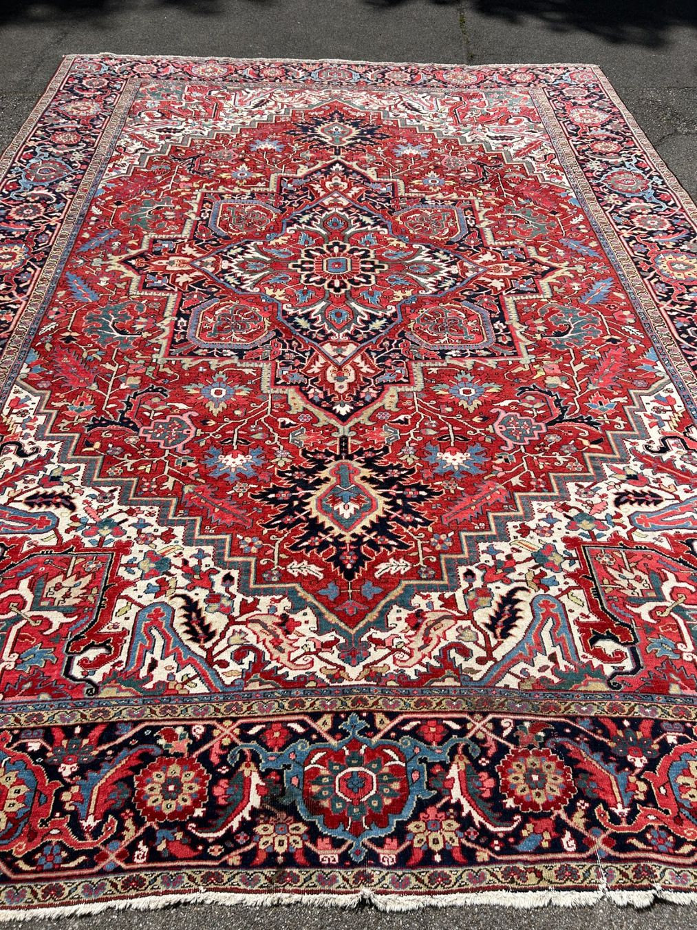 Tappeti: Luxuriöser beeindruckender Heriz Serapi Antik 435x316cm – Usato da Steinhausen venduto da ZeitreiseBrocki 6