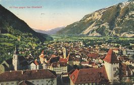 Chur (GR) – Blick gegen das Oberland