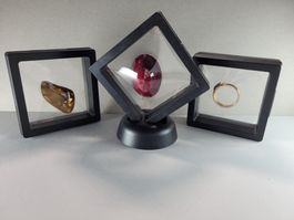 10x Präsentation Defekt Box Schmuck Edelstein Geschenk Folie