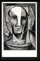 sign. V. Dobrovolny: Portrait aus dem Zy