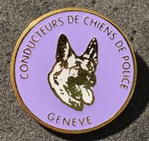W737 Pin Hund Polizei Conducteurs de Chiens de Police Genéve