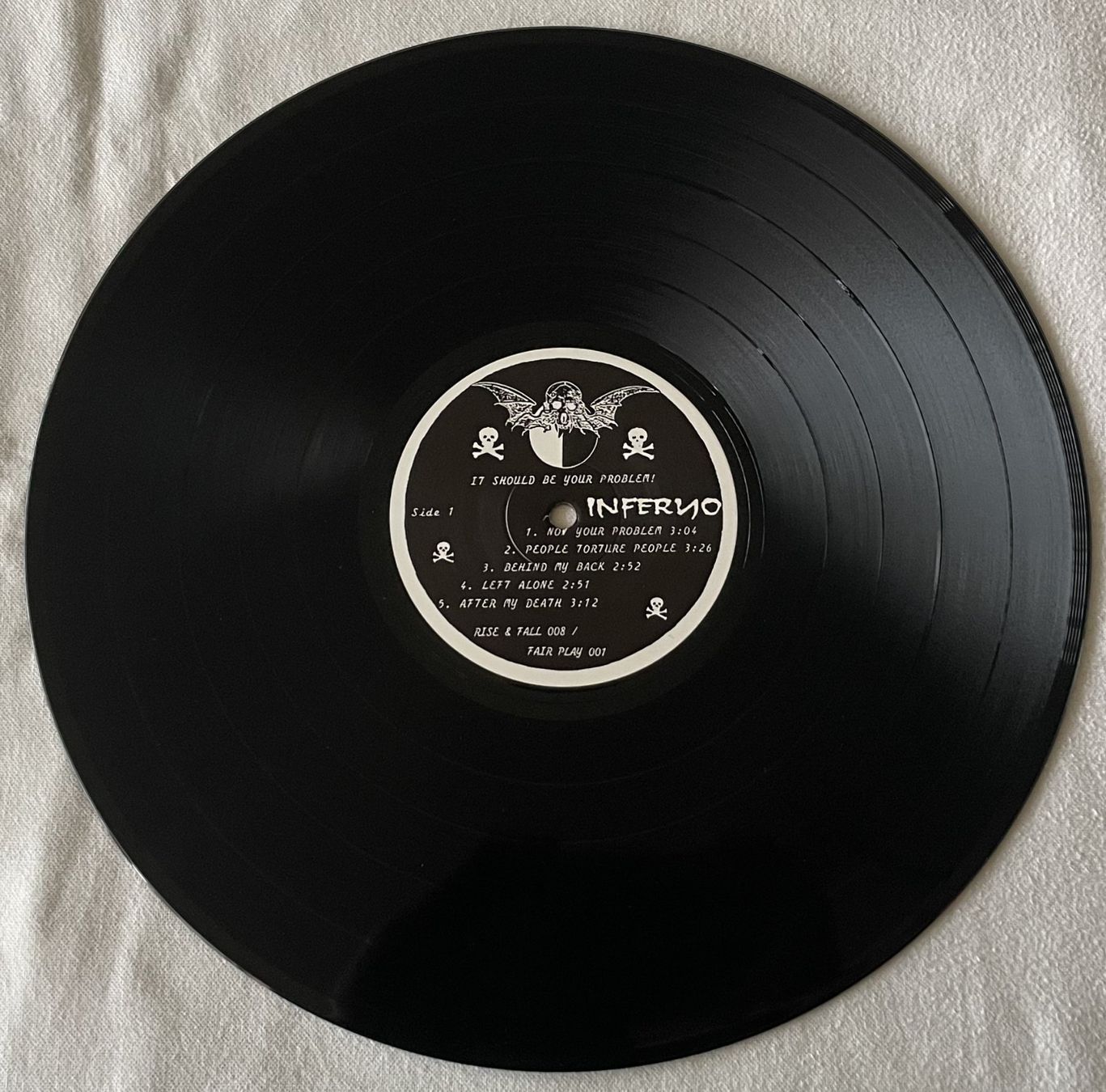 Dischi in vinile: Inferno – It Should Be Your Problem! - LP - 1990 First Press – Usato da Uster venduto da Zardodel 2