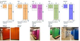 Vestiaires et casiers en métal PRO
