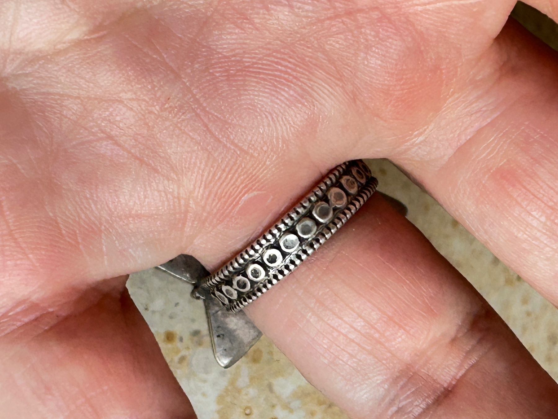Anelli: Vintage Ring, Silberring STERN / Grösse 56 – Usato da Dittingen venduto da Bellevista 2