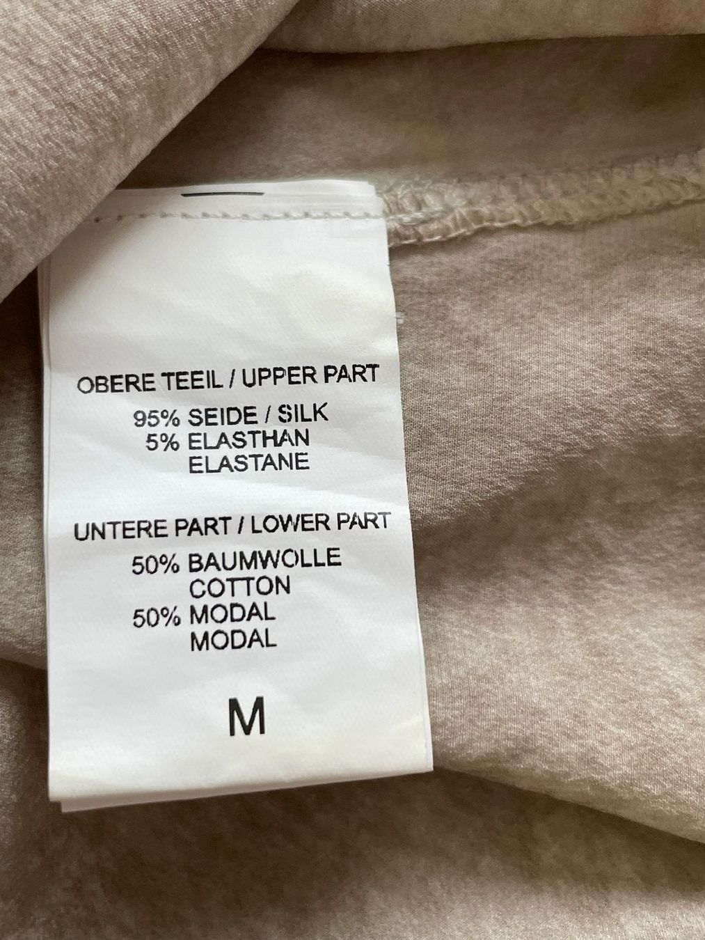 Blusen: Blusenshirt, Marke Henry Christ, beige, M – Neu (gemäss Beschreibung) aus Luzern von Roger3022 5