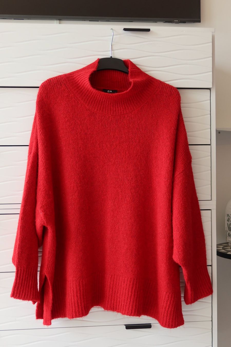 C&A Pullover & Sweatshirts: Roter Damenpullover Grösse 3XL - NEU – Neu und originalverpackt aus Zürich von Piki7