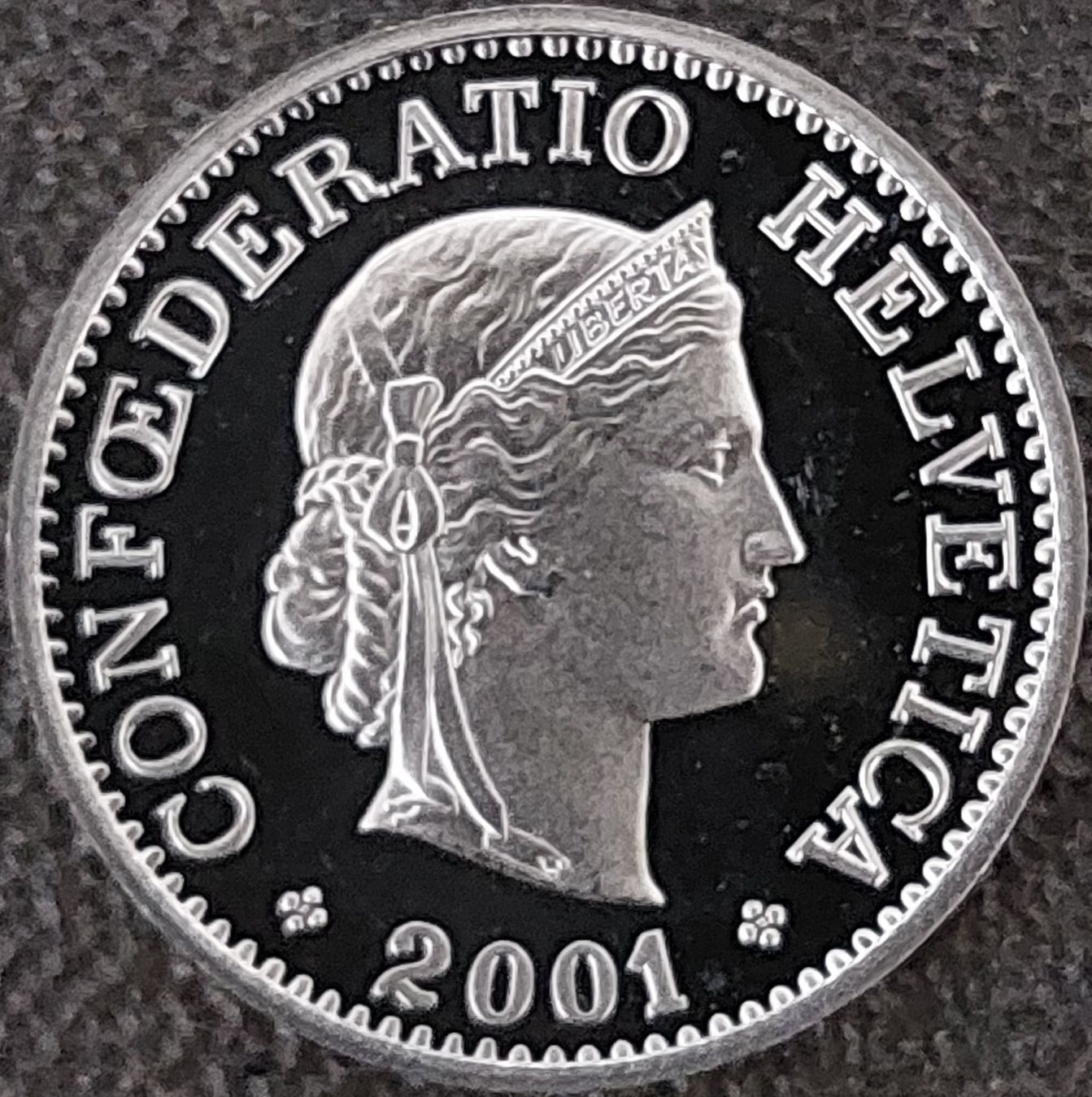 Tutti le monete: 10 Rappen 2001 stgl. / aus Münzsatz – Nuovo (secondo la descrizione) da Arch venduto da coinsandmore