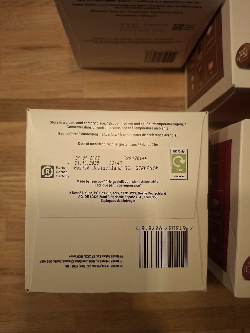 Nescafé Cibi & Specialità: NESCAFÉ Dolce Gusto Kapseln, div. Sorten – Nuovo e nell'imballaggio originale da Lengwil venduto da Gastman45 2