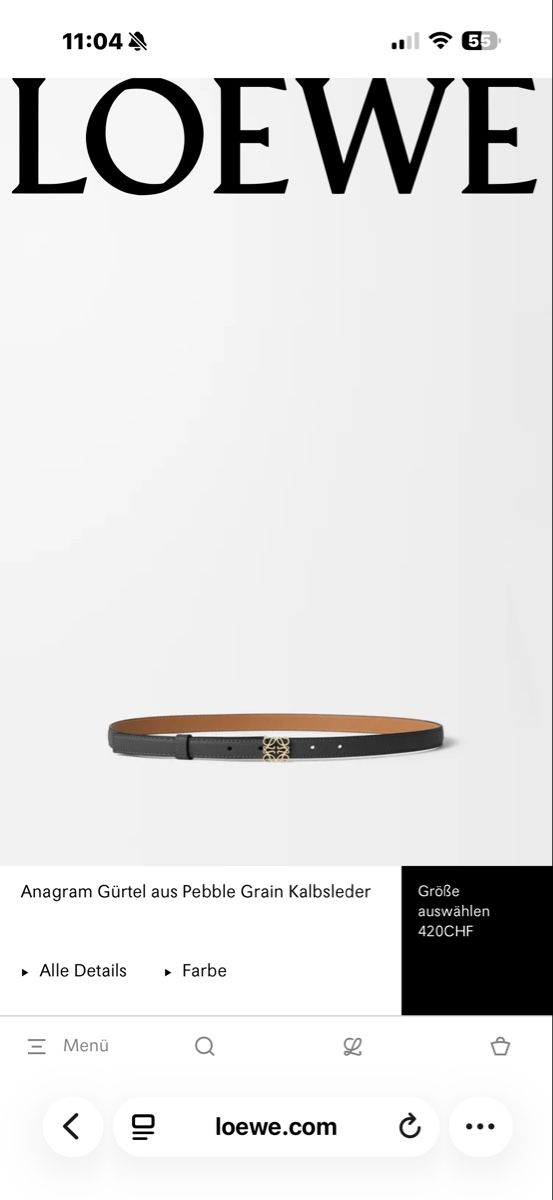 Loewe Cinture: Loewe Anagram Gürtel – Nuovo e nell'imballaggio originale da Tägerwilen venduto da Jeli_Rosa 5