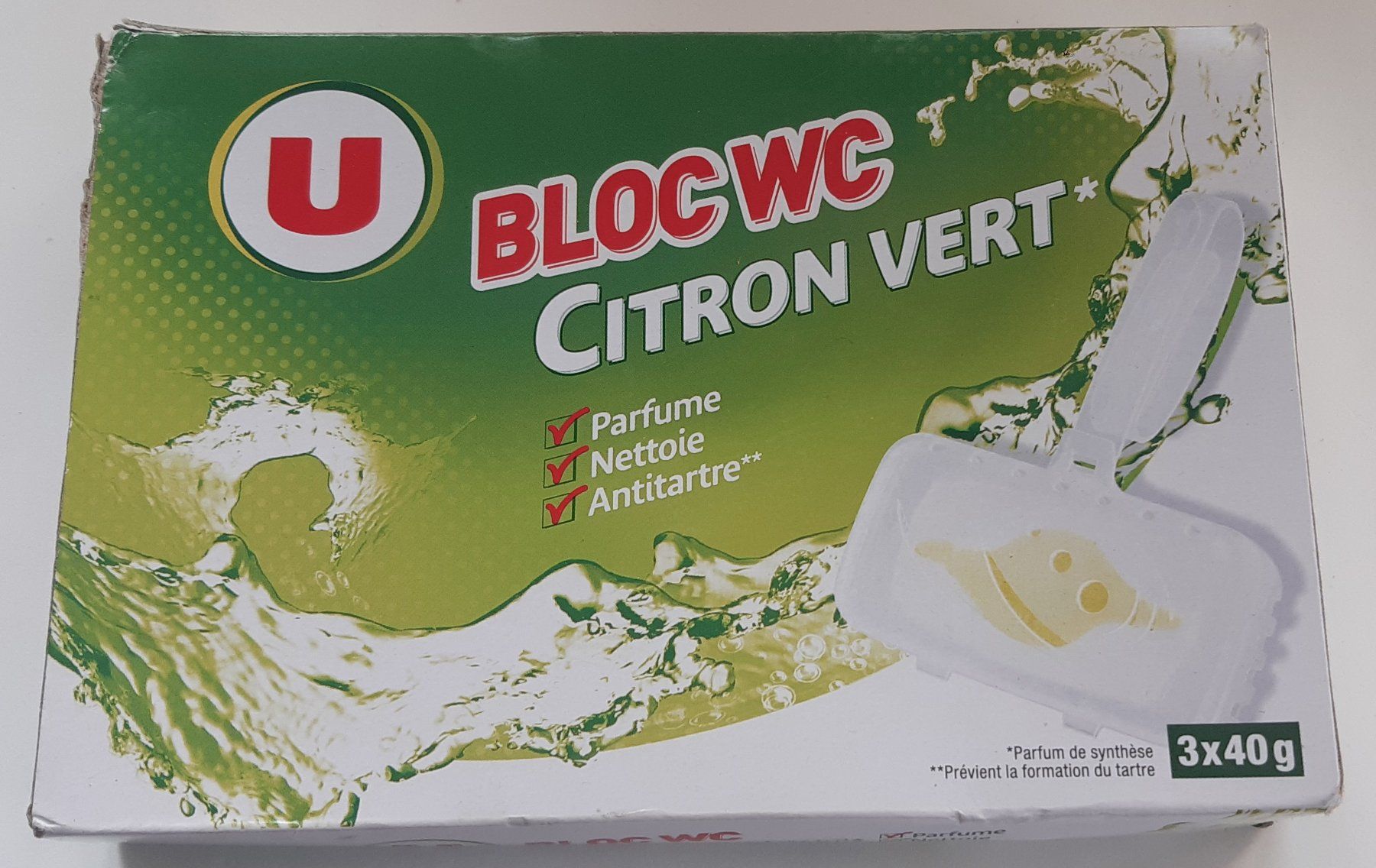 WC: Blocs WC citron vert – Nuovo e nell'imballaggio originale da La Chaux-de-Fonds venduto da beasach