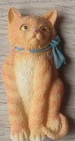 Süsser Katzen Magnet, Deko Figur, Handbemalt