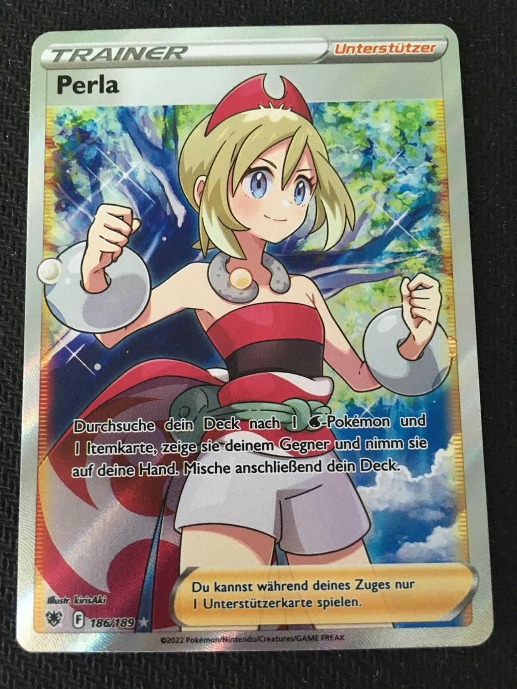 Pokémon Sammelbilder & Trading cards: ASR 186 Perla - Pokémon - Astralglanz - DE – Neu (gemäss Beschreibung) aus St.Gallen von Punktchen01