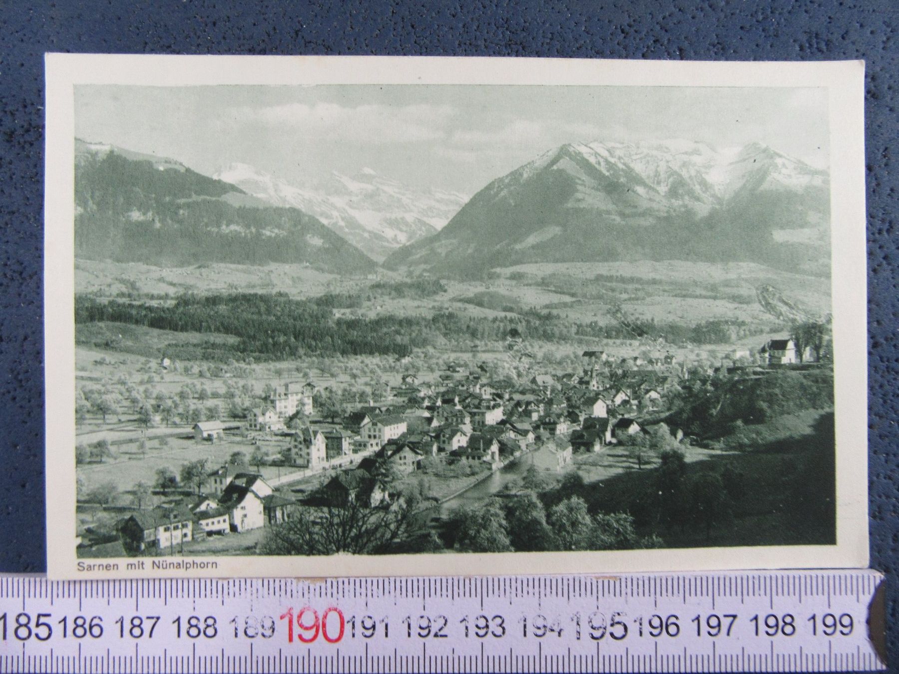 Cartes postales: SARNEN LUFTBILD AK ONW NÜNALPHORN – D'occasion à Ettingen par Hausi4711