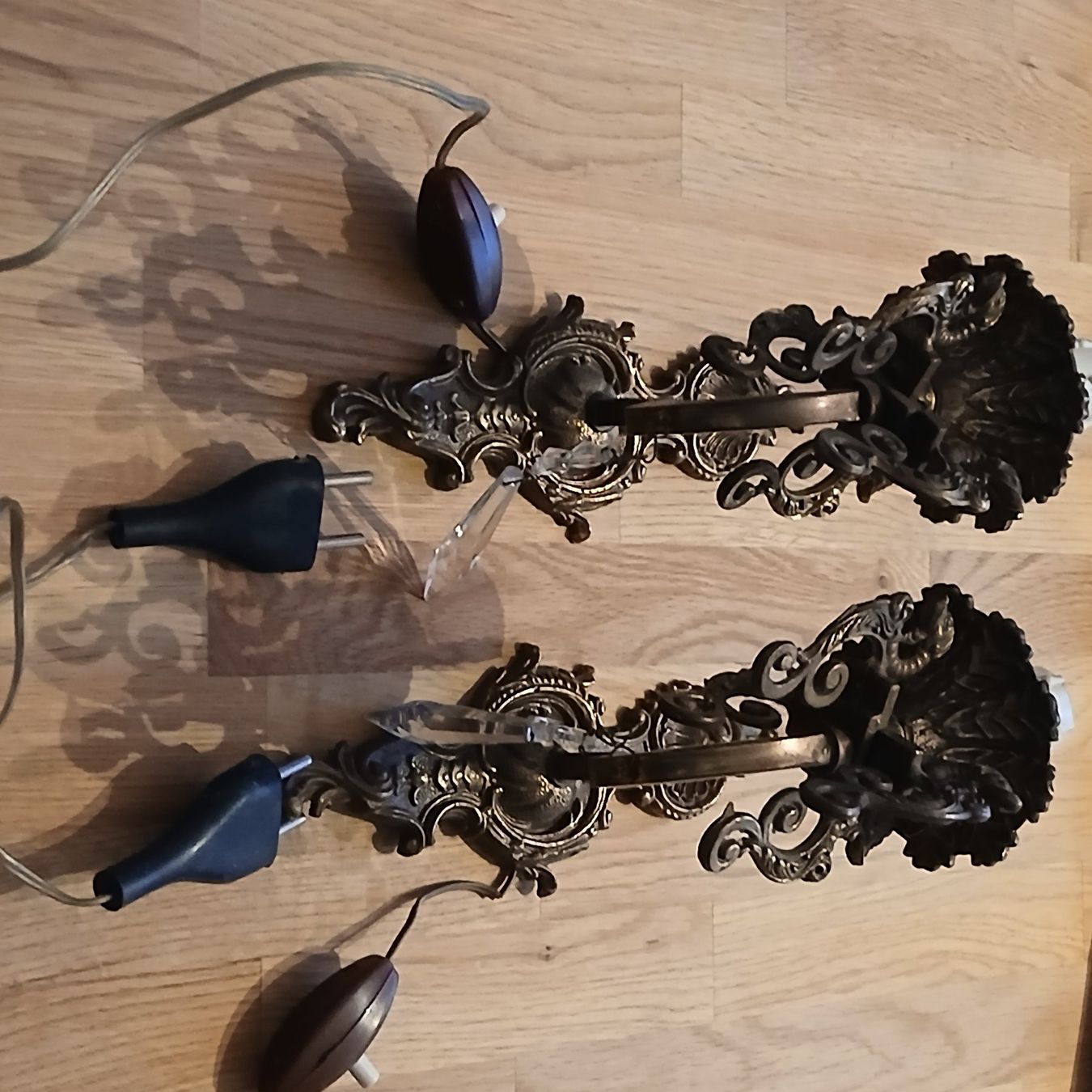 Lampes: Applique da parete antiche, set di 2, perfette! – D'occasion à orpund par luganega 4