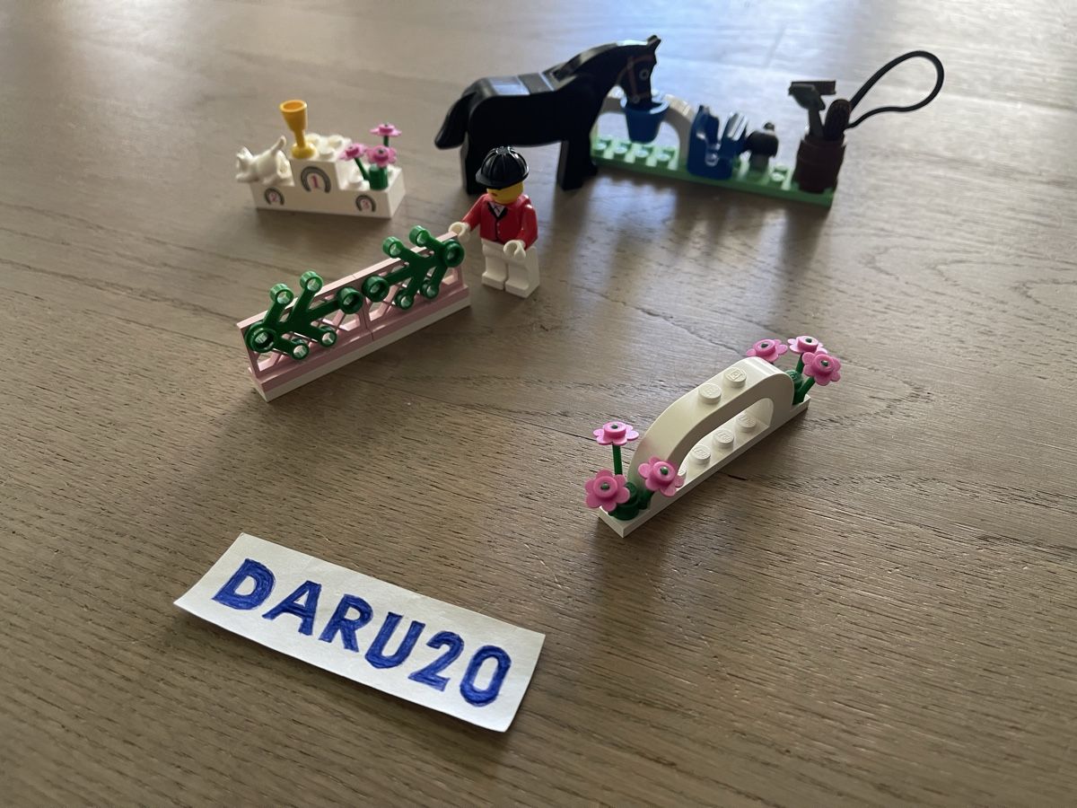 Lego Kit di costruzioni: LEGO 6417 Show Jumping Event – Usato da Einsiedeln venduto da Daru20 1