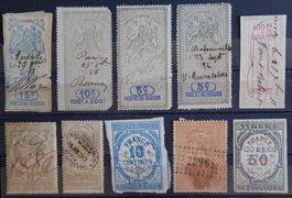 Frankreich Lot mit alten Werten XI