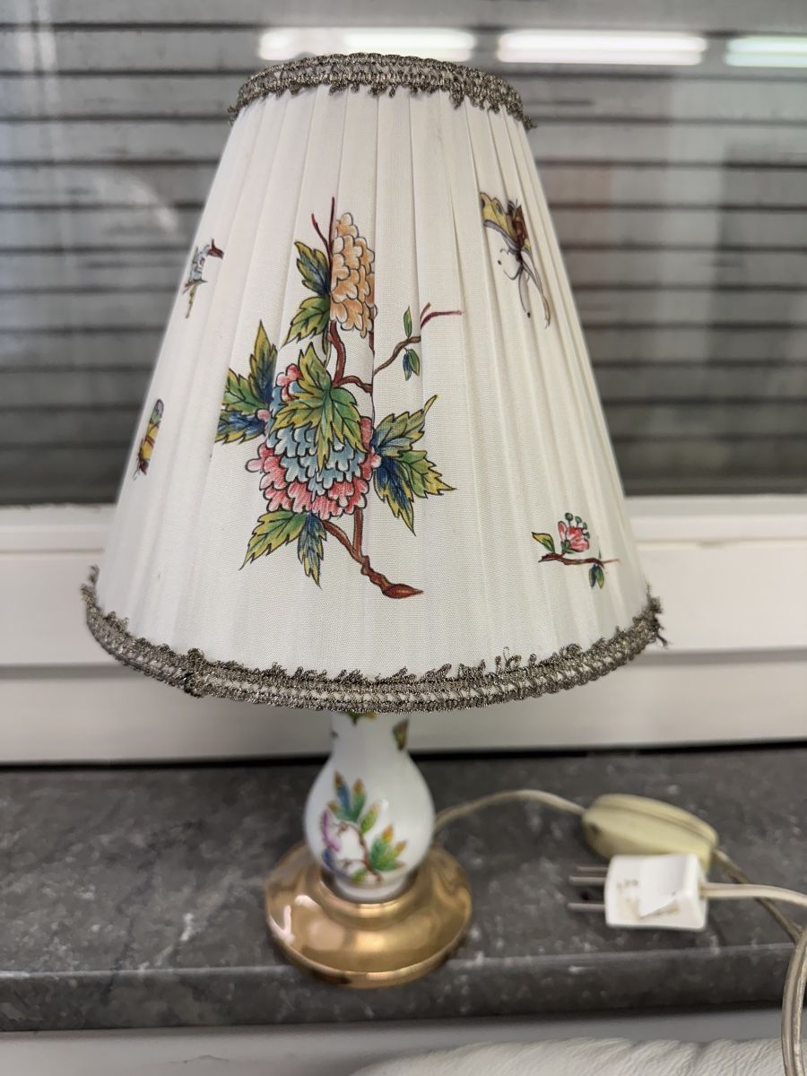 Lampade: Herend Lampe Viktoria, sehr alt – Usato da Basel venduto da sch_9g6x 1