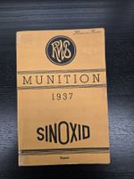 Buch Hermann Rainer Munition 1937 Sinoxid Export antik