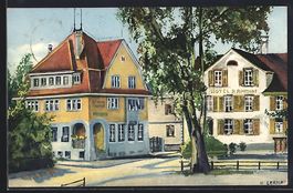 Amriswil, Kantonalbank und Hotel Bahnhof
