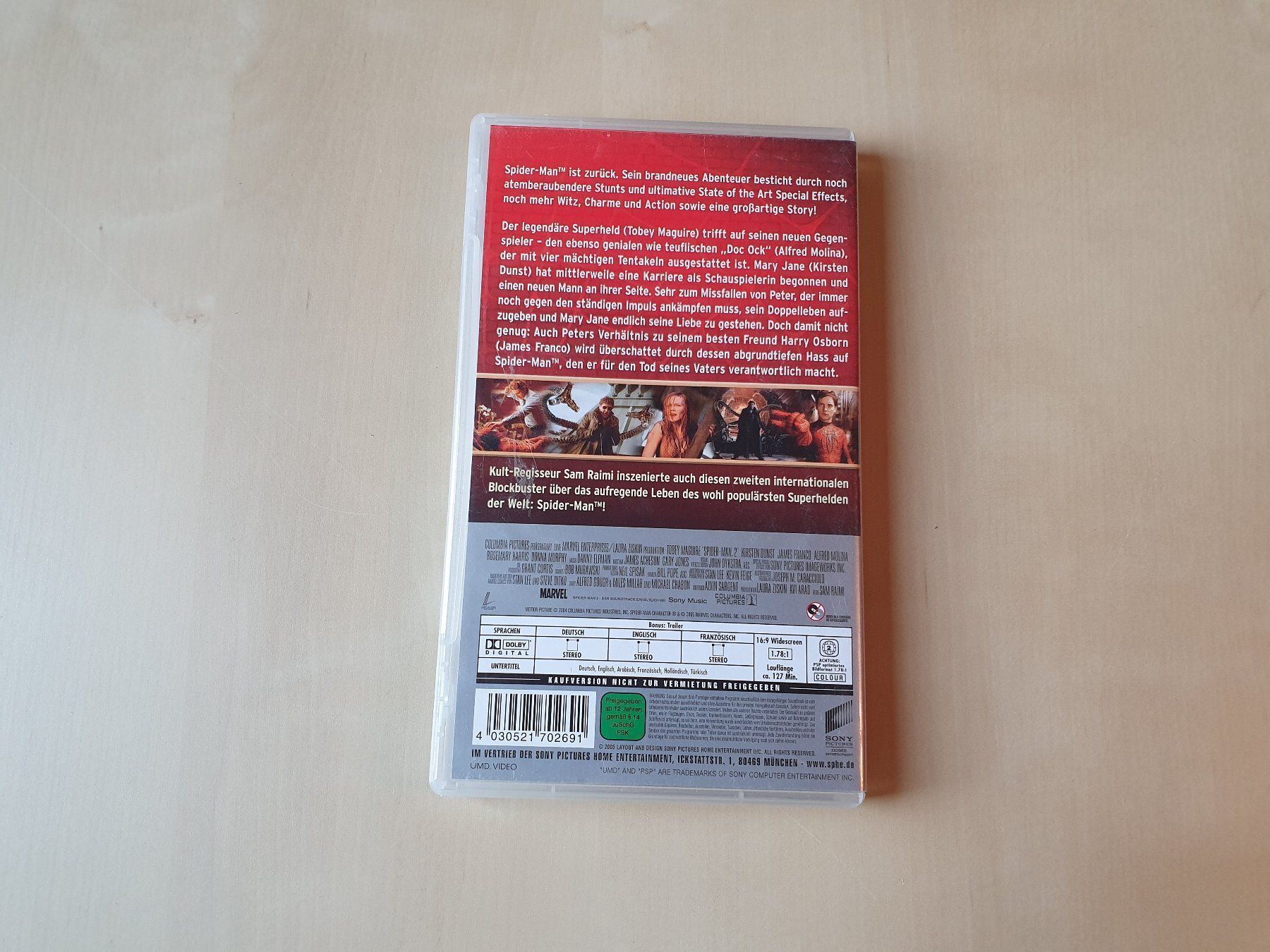 Sony Giochi: Spider-Man 2 UMD Movie – Usato da Stansstad venduto da collectorsshop 1