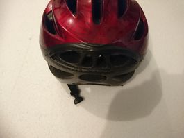 Velohelm rot metallic Grösse M gebraucht