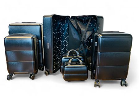 gateBAG 6er XXL Bundle Reisegepäck POLYCARBONAT BLACK NEU
