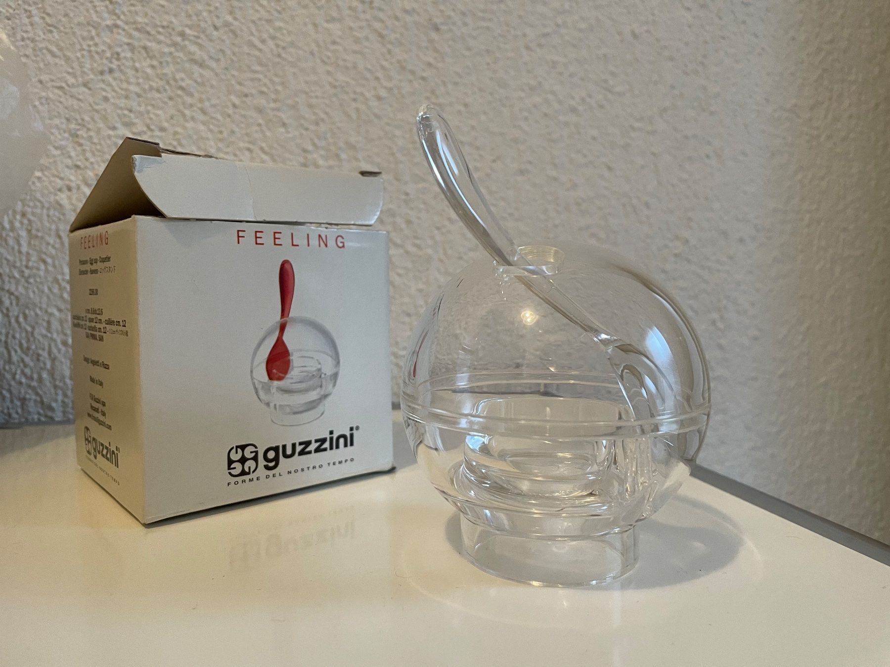 Autre vaisselle: Guzzini Eierbecher + Löffel Feeling, neu – Neuf avec emballage d'origine à Wilderswil par Renaissance1