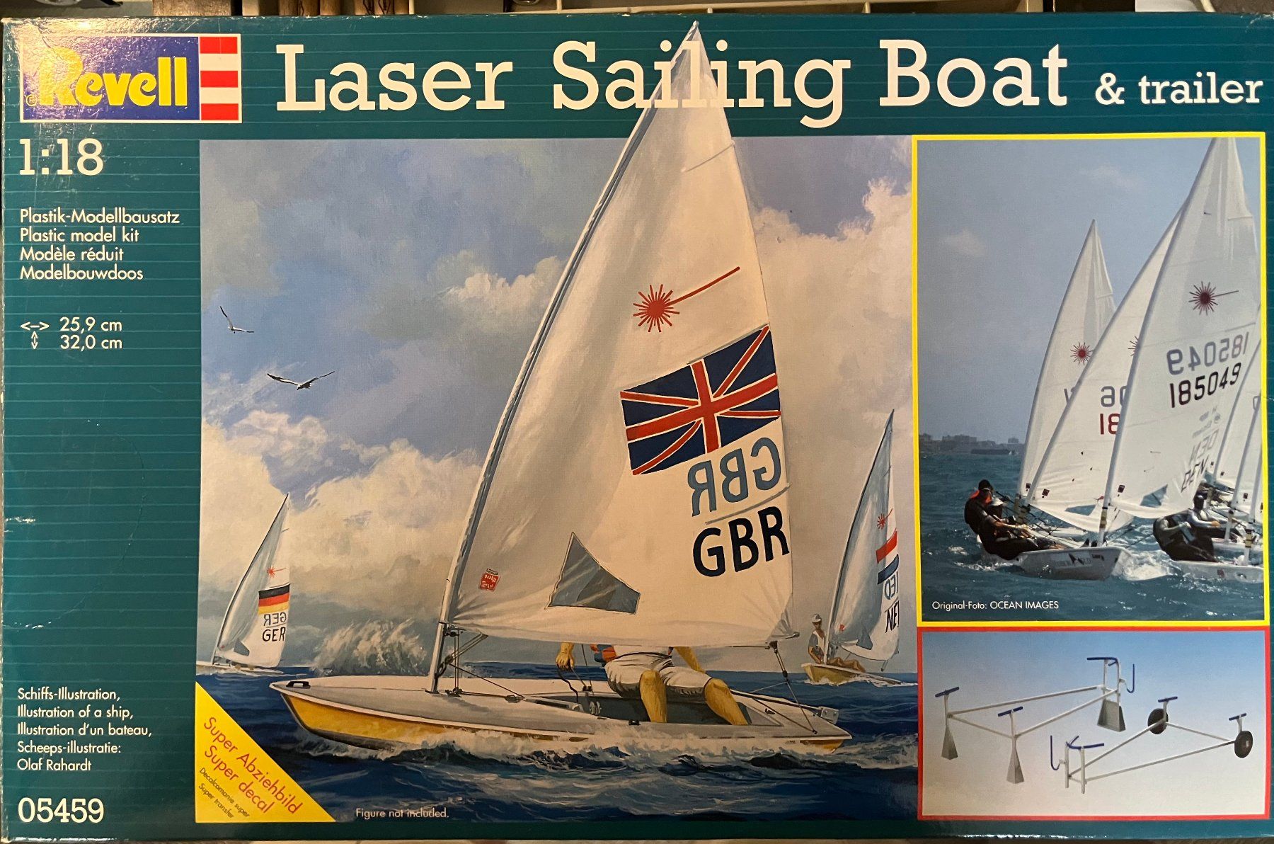 Revell Kit di modellismo & Modellini statici: Voilier type Laser 1:18 Revell – Nuovo e nell'imballaggio originale da Cologny venduto da Thr5167