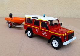 Land Rover Defender 110 1990-2016 "Feuerwehr rot / weiss /