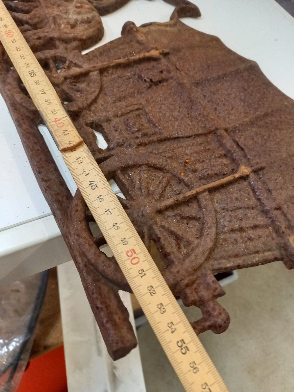 Tutte le decorazioni: Pferd mit Kutsche Schild Stahlguss Rost – Usato da Grossdietwil venduto da hufi10 5