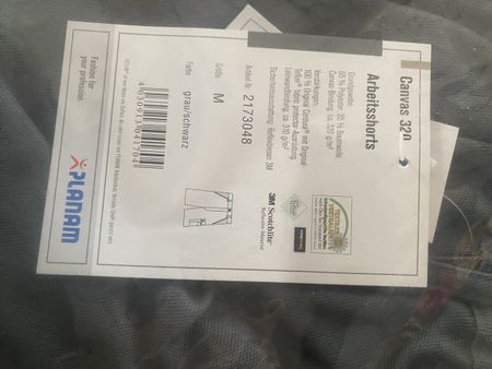 2 x Planam Arbeitshose & Arbeitsshorts Gr. 52/M Neu!