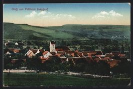 Veltheim, Ortsansicht mit Fernblick aus 
