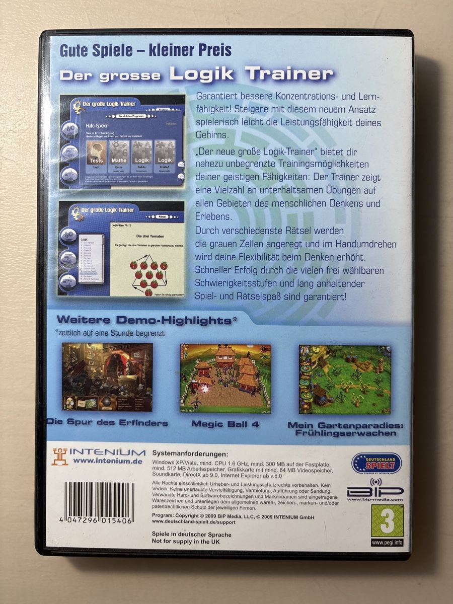 Spiele: Denk Mal: Der neue grosse Logik Trainer - PC Spiel – Gebraucht aus Ruswil von Slivio_ 1